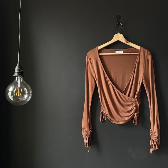 Lovers and Friends Dory Top Brown Size Small - Picture 4 of 12